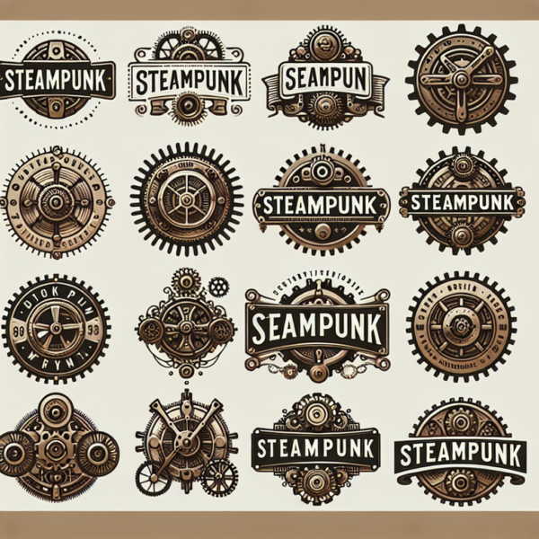 a Steampunk Logo Collection