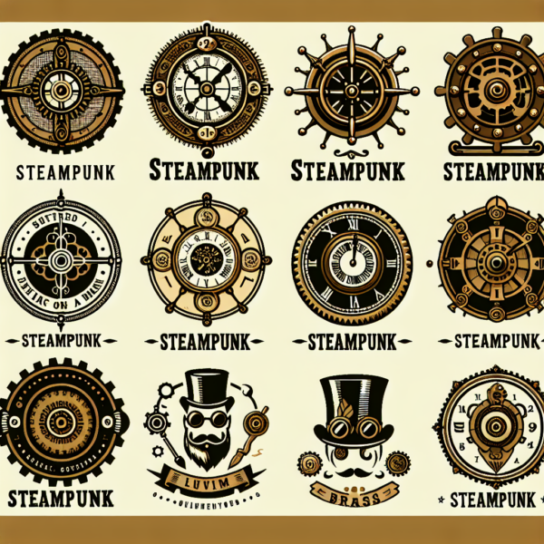 a Steampunk Logo Collection